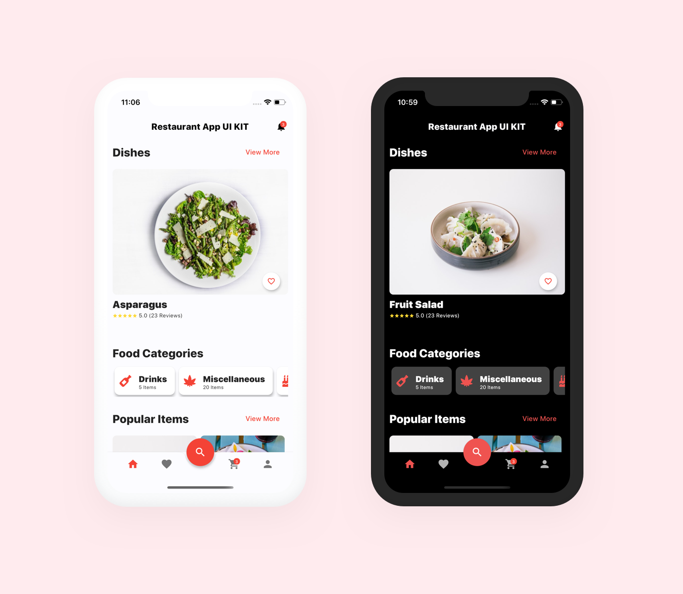 Restaurant App UI Kit - Flutter a full Restaurant app - 1