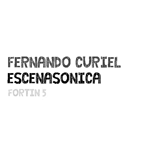 Fernando Curiel – Escenasonica